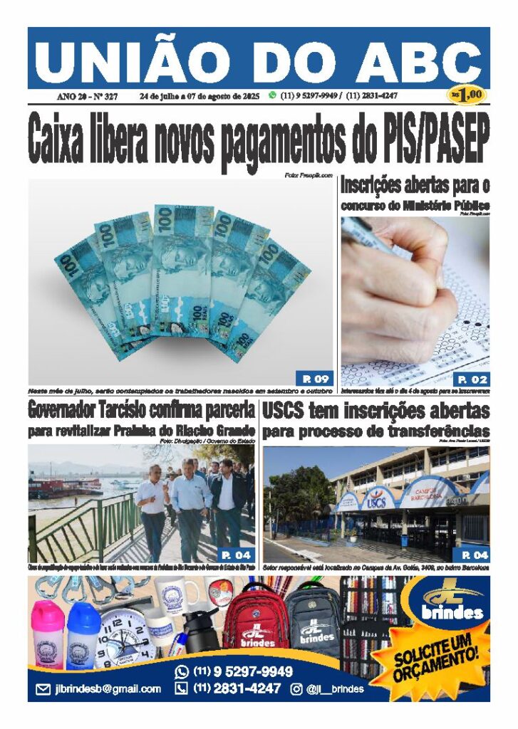 Jornal Uniao do ABC - nº 327 Julho 2025