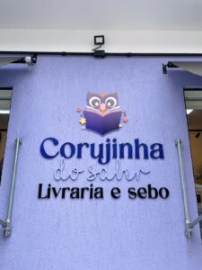 Corujinha do Saber - Livraria e Sebo está localizada na Alameda Dona Tereza Cristina n.º 176 - Nova Petrópolis, em São Bernardo do Campo/SP. Foto: Jeferson Miranda